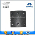 China supplier bus spare part 3502-00290 Rear brake friction lining for Yutong